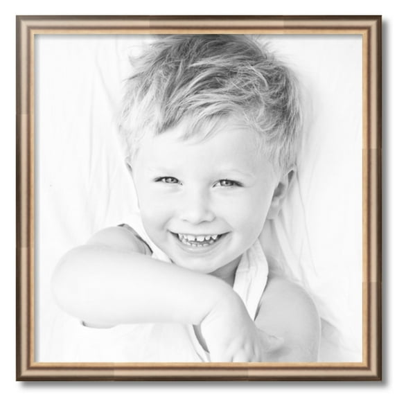 ArtToFrames 24" x 24" Anique Silver Picture Frame, 24x24 inch Silver Wood Poster Frame (WOM-4964)