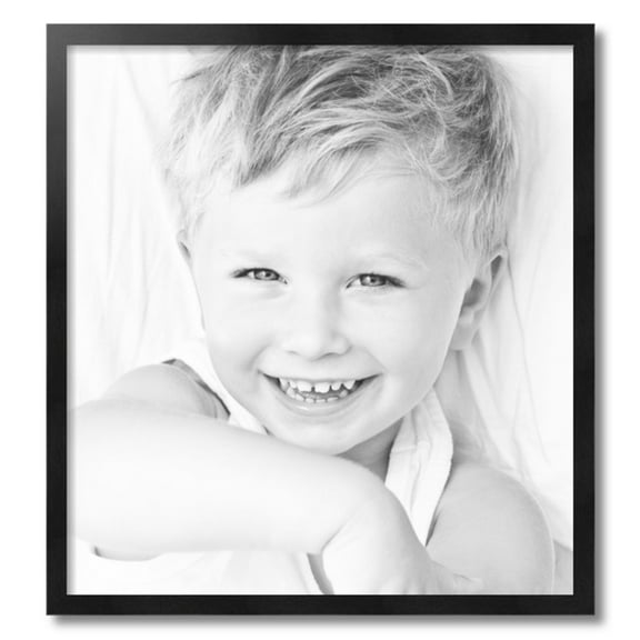 ArtToFrames 24" x 26" Black Picture Frame, 24x26 inch Black Wood Poster Frame (WOM-5141)