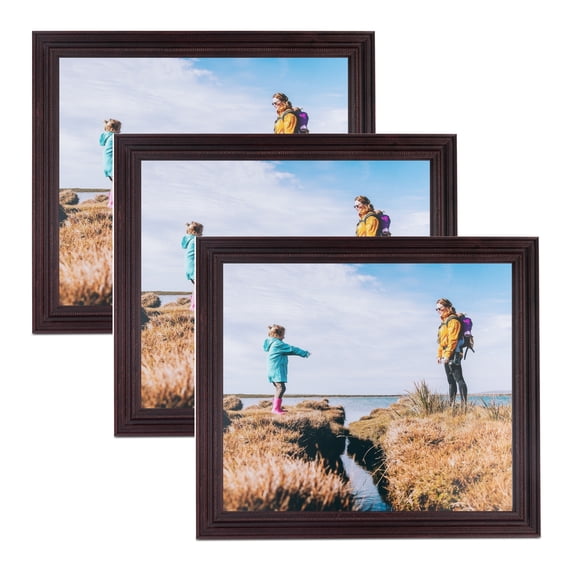 ArtToFrames 24" x 27" Cherry Picture Frame, 24x27 inch Red Wood Poster Frame (WOM-4095), 3 Pack