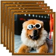 thumbnail image 1 of ArtToFrames 24" x 30" Gold Leaf with Bead Compo Picture Frame, 24x30 inch Gold Wood Poster Frame (WOM-4761), 5 Pack, 1 of 8