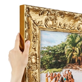 ArtToFrames 24" x 30" Golden Regent Baroque Picture Frame, 24x30 inch Gold Wood Poster Frame (WOM-5271), Pack