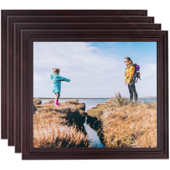 ArtToFrames 24" x 31" Cherry Picture Frame, 24x31 inch Red Wood Poster Frame (WOM-4095), 4 Pack