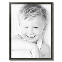 ArtToFrames 24" x 32" Antique Black Picture Frame, 24x32 inch Black Wood Poster Frame (WOM-5106)