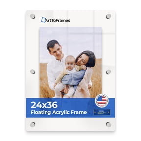 ArtToFrames 24 x 36 Acrylic Picture Frame, White