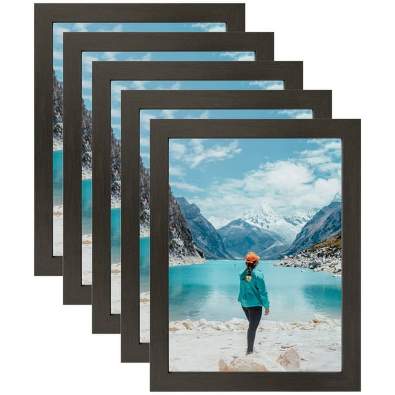 ArtToFrames 24" x 36" Coffee Picture Frame, 24x36 inch Brown MDF Poster Frame (WOM-4024), 5 Pack