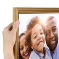 thumbnail image 1 of ArtToFrames 24" x 36" Gold Picture Frame, 24x36 inch Gold Wood Poster Frame (WOM-4317), 2 Pack, 1 of 8