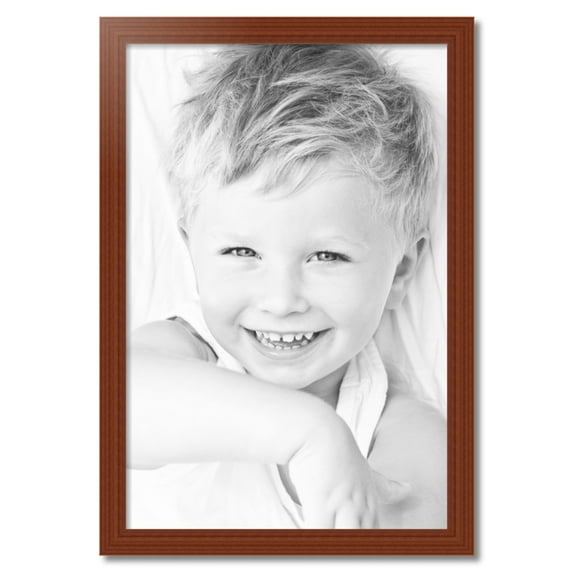 ArtToFrames 24" x 36" Honey Picture Frame, 24x36 inch Brown Wood Poster Frame (WOM-4349), 3 Pack