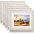 thumbnail image 1 of ArtToFrames 24" x 36" Real Reclaimed White Barnwood Picture Frame, 24x36 inch White Wood Poster Frame (WOM-4817), 5 Pack, 1 of 8