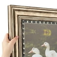 thumbnail image 1 of ArtToFrames 24" x 36" Silver Scoop Picture Frame, 24x36 inch Silver Wood Poster Frame (WOM-5089), 1 of 7