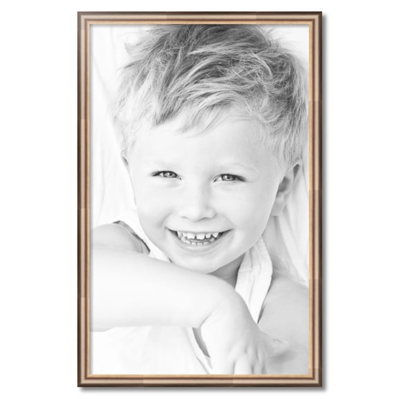 ArtToFrames 24" x 38" Anique Silver Picture Frame, 24x38 inch Silver Wood Poster Frame (WOM-4964)