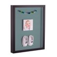 thumbnail image 1 of ArtToFrames 24x24 Inch Shadow Box Picture Frame, with a Satin Black Tall 1 Wide Shadowbox frame and Nile Green Mat Backing (4654), 1 of 7