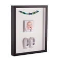 thumbnail image 1 of ArtToFrames 24x24 Inch Shadow Box Picture Frame, with a Satin Black Tall 1 Wide Shadowbox frame and Porcelain Mat Backing (4654), 1 of 1