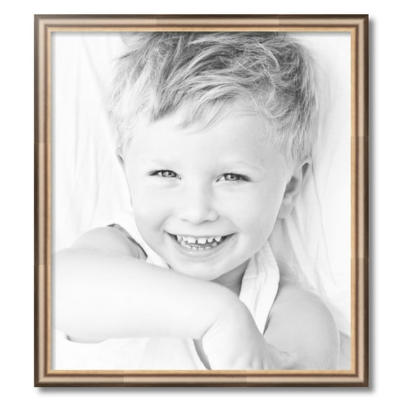 ArtToFrames 24x27" Anique Silver Picture Frame, Silver Wood Poster Frame, with Regular Acrylic and 2 (FBPL-4964)