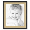 thumbnail image 1 of ArtToFrames 24x28 Matted Picture Frame with 20x24 Single Mat Photo Opening Framed in 1.25 Black Stain on Solid Red Oak and 2 Autumn Gold Mat (FWM-4083-24x28), 1 of 8