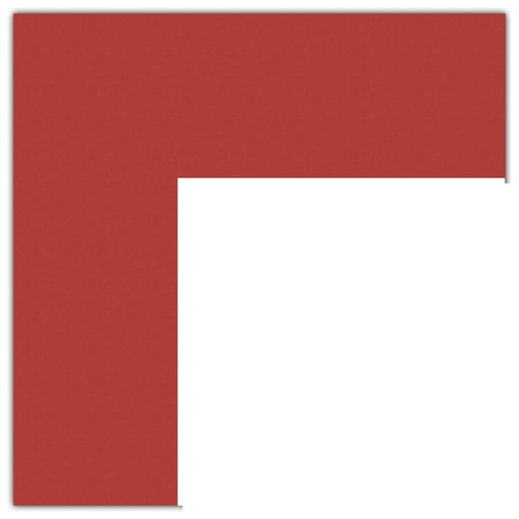 ArtToFrames 24x30" Deep Red Custom Mat for Picture Frame with Opening for 20x26" Photos. Mat Only, Frame Not Included (MAT-243)