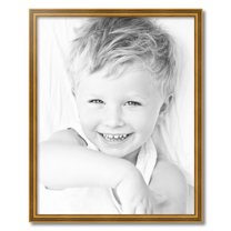 ArtToFrames 24x30" Gold Step Picture Frame, Gold Wood Poster Frame, with Regular Acrylic and Foam Backing 3/16 inch (FBPL-4548)