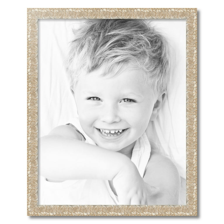 ArtToFrames 24x30 Inch Silver and Black Picture Frame, This Silver Wood  Poster Frame is Great for Your Art or Photos, Comes with 060 Plexi Glass
