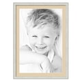 thumbnail image 1 of ArtToFrames 24x34" Matted Picture Frame with 20x30" Single Mat Photo Opening Framed in 1.25" Off White Wash on Ash and 2" Seaside Mat (FWM-4098-24x34), 1 of 8