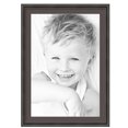 thumbnail image 1 of ArtToFrames 24x34" Matted Picture Frame with 20x30" Single Mat Photo Opening Framed in 1.25" Antique Black and 2" Chestnut Mat (FWM-5106-24x34), 1 of 7