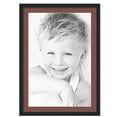 thumbnail image 1 of ArtToFrames 24x34" Matted Picture Frame with 20x30" Single Mat Photo Opening Framed in 1.25" Satin Black and 2" Brique Mat (FWM-3926-24x34), 1 of 8