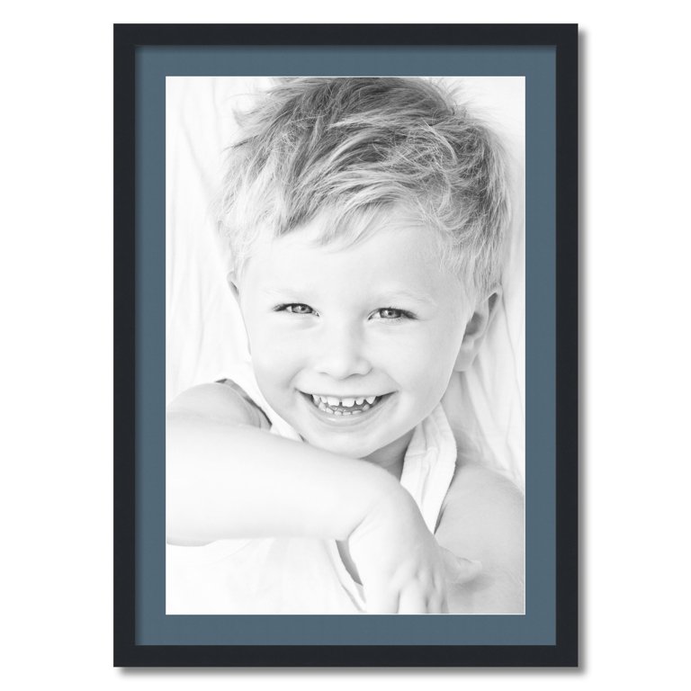 ArtToFrames 24x34 Matted Picture Frame with 20x30 Single Mat Photo  Opening Framed in 1.25 Black and 2 Mat (FWM-3926-24x34)