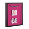 thumbnail image 1 of ArtToFrames 24x36 Inch Shadow Box Picture Frame, with a Satin Black Tall 1 Wide Shadowbox frame and Tulip Mat Backing (4654), 1 of 7