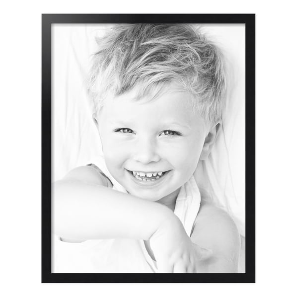 ArtToFrames 25" x 32" Black Steel Picture Frame, 25x32 inch Black MDF Poster Frame (WOM-4639), Pack