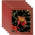 thumbnail image 1 of ArtToFrames 26" x 26" Real Reclaimed Red Barnwood Picture Frame, 26x26 inch Red Wood Poster Frame (WOM-4814), 5 Pack, 1 of 6