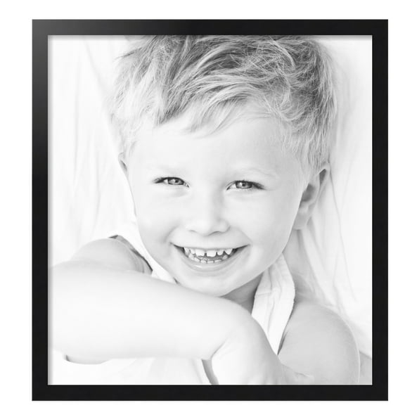ArtToFrames 26" x 28" Black Steel Picture Frame, 26x28 inch Black MDF Poster Frame (WOM-4639),  Pack