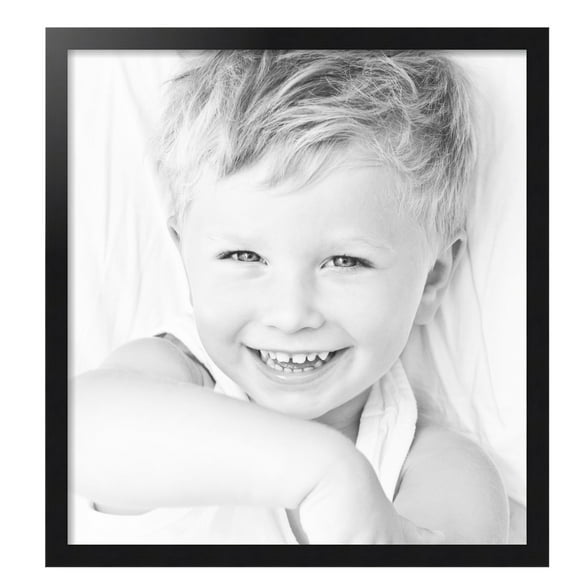 ArtToFrames 26" x 28" Black Steel Picture Frame, 26x28 inch Black MDF Poster Frame (WOM-4639), Pack