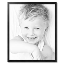 ArtToFrames 26" x 32" Black Picture Frame, 26x32 inch Black Wood Poster Frame (WOM-5139)