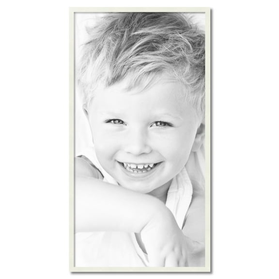 ArtToFrames 26" x 50" White Picture Frame, 26x50 inch White Wood Poster Frame (WOM-5138)