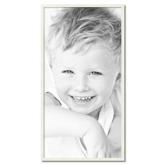 ArtToFrames 26" x 50" White Picture Frame, 26x50 inch White Wood Poster Frame (WOM-5138)
