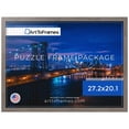 thumbnail image 1 of ArtToFrames 27.2x20.1 Inch - 69x51 CM Gray Puzzle Frame for 631 piece Puzzles.1.00 Inch Custom Wood Puzzle Frames, Gray - Comes with Economy Acrylic, 1 of 6