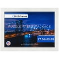 thumbnail image 1 of ArtToFrames 27.56x19.69 Inch - 70x50 CM White Puzzle Frame for 1000 piece Puzzles.2.00 Inch Custom MDF Puzzle Frames, White - Comes with Economy Acrylic, 1 of 6