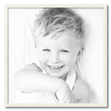 ArtToFrames 27" x 27" White Picture Frame, 27x27 inch White Wood Poster Frame (WOM-5138)