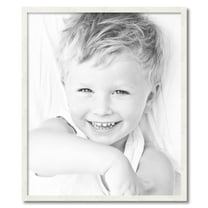 ArtToFrames 27" x 32" White Picture Frame, 27x32 inch White Wood Poster Frame (WOM-5140)