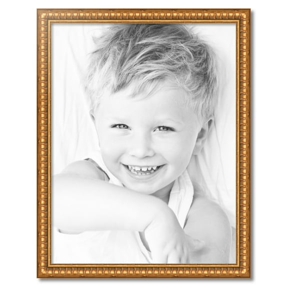 ArtToFrames 27" x 35" Gold Picture Frame, 27x35 inch Gold Wood Poster Frame (WOM-4293)
