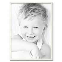 ArtToFrames 27" x 37" White Picture Frame, 27x37 inch White Wood Poster Frame (WOM-5140)