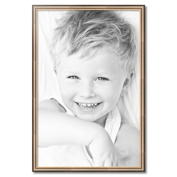 ArtToFrames 27" x 41" Anique Silver Picture Frame, 27x41 inch Silver Wood Poster Frame (WOM-4964)