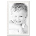 thumbnail image 1 of ArtToFrames 27" x 44" Majestic White Picture Frame, 27x44 inch Silver Wood Poster Frame (WOM-5198),  Pack, 1 of 3