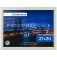 thumbnail image 1 of ArtToFrames 27x20 Inch -  CM White Puzzle Frame for 2000 piece Puzzles.1.50 Inch Custom MDF Puzzle Frames, White - Comes with Economy Acrylic, 1 of 6