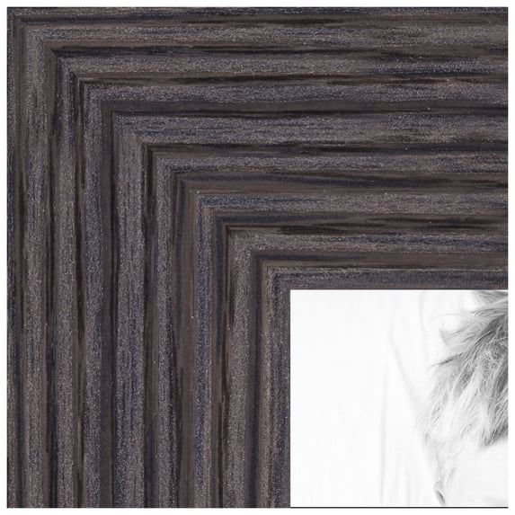 ArtToFrames 27x39 inch Melinga Oak Gray Picture Frame, Gray Wood Poster Frame (4657)