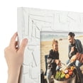 thumbnail image 1 of ArtToFrames 28" x 28" White Shatter Modern Picture Frame, 28x28 inch White Wood Poster Frame (WOM-5270),  Pack, 1 of 7