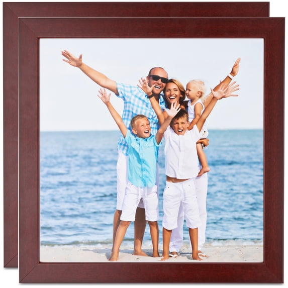 ArtToFrames 28" x 30" Cherry Picture Frame, 28x30 inch Red MDF Poster Frame (WOM-4643), 2 Pack