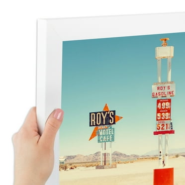 ArtToFrames 28" x 32" White Picture Frame, 28x32 inch White MDF Poster Frame (WOM-5179)