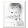 thumbnail image 1 of ArtToFrames 28" x 34" Majestic White Picture Frame, 28x34 inch Silver Wood Poster Frame (WOM-5198),  Pack, 1 of 3
