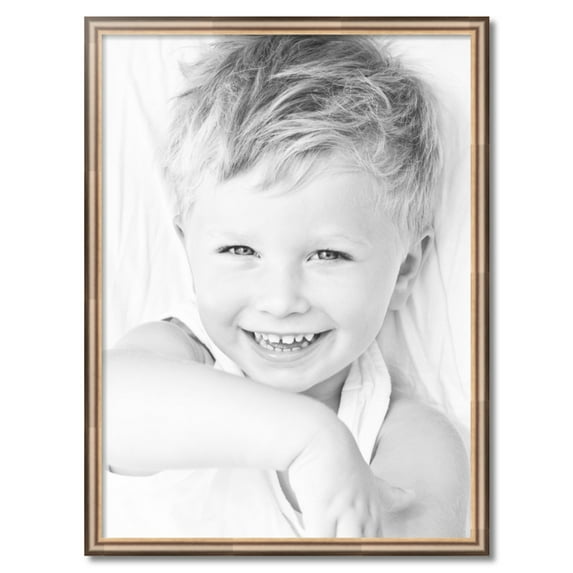 ArtToFrames 28" x 38" Anique Silver Picture Frame, 28x38 inch Silver Wood Poster Frame (WOM-4964)