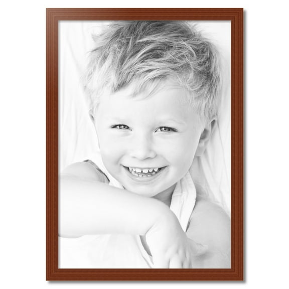 ArtToFrames 28" x 40" Honey Picture Frame, 28x40 inch Brown Wood Poster Frame (WOM-4349)