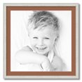 thumbnail image 1 of ArtToFrames 28x28" Matted Picture Frame with 24x24" Single Mat Photo Opening Framed in 1.25" Off White Wash on Ash and 2" Paloma Mat (FWM-4098-28x28), 1 of 8